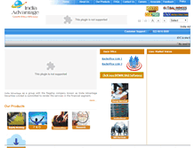 Tablet Screenshot of indiaadvantage.co.in